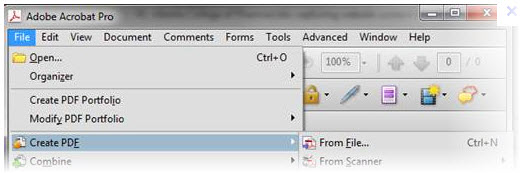Adobe Acrobat Combine PDF